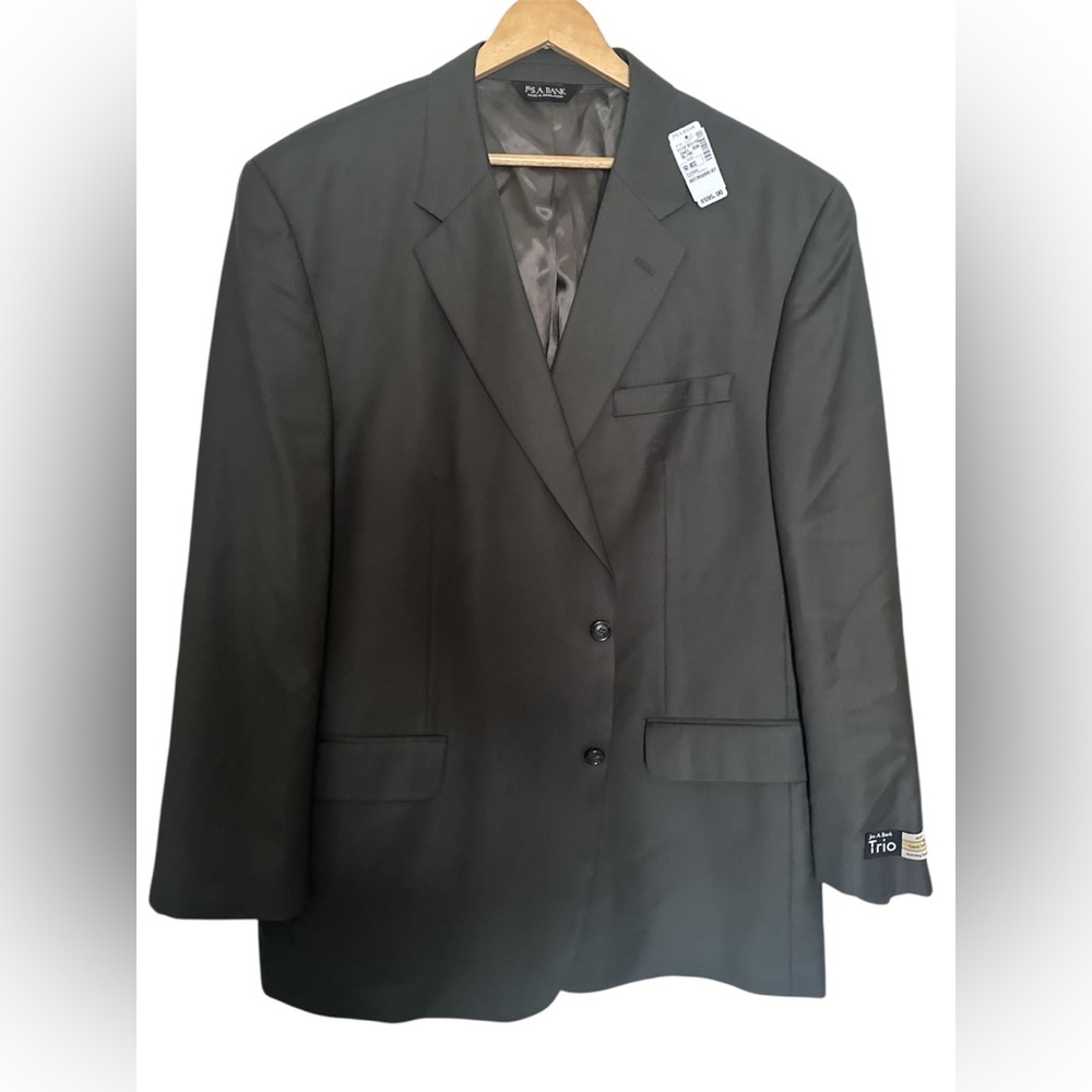 Jos. A. Bank Olive Suit Blazer Men’s Sz 50R 100% Wool 2 Button